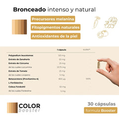 Composición acelerador bronceado capsulas Color Booster