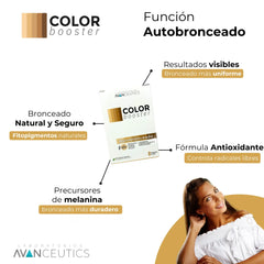 Funciones capsulas bronceadoras sin sol Color Booster