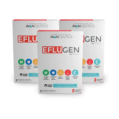 Vitaminas para la Caída del Cabello en Mujeres con Biotina y Zinc - Eflugen 3uds