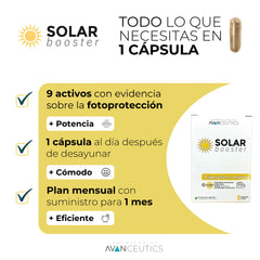 beneficios de las pastillas para proteger del sol Soolar Booster