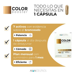 capsulas aceleradoras del bronceado Color Booster