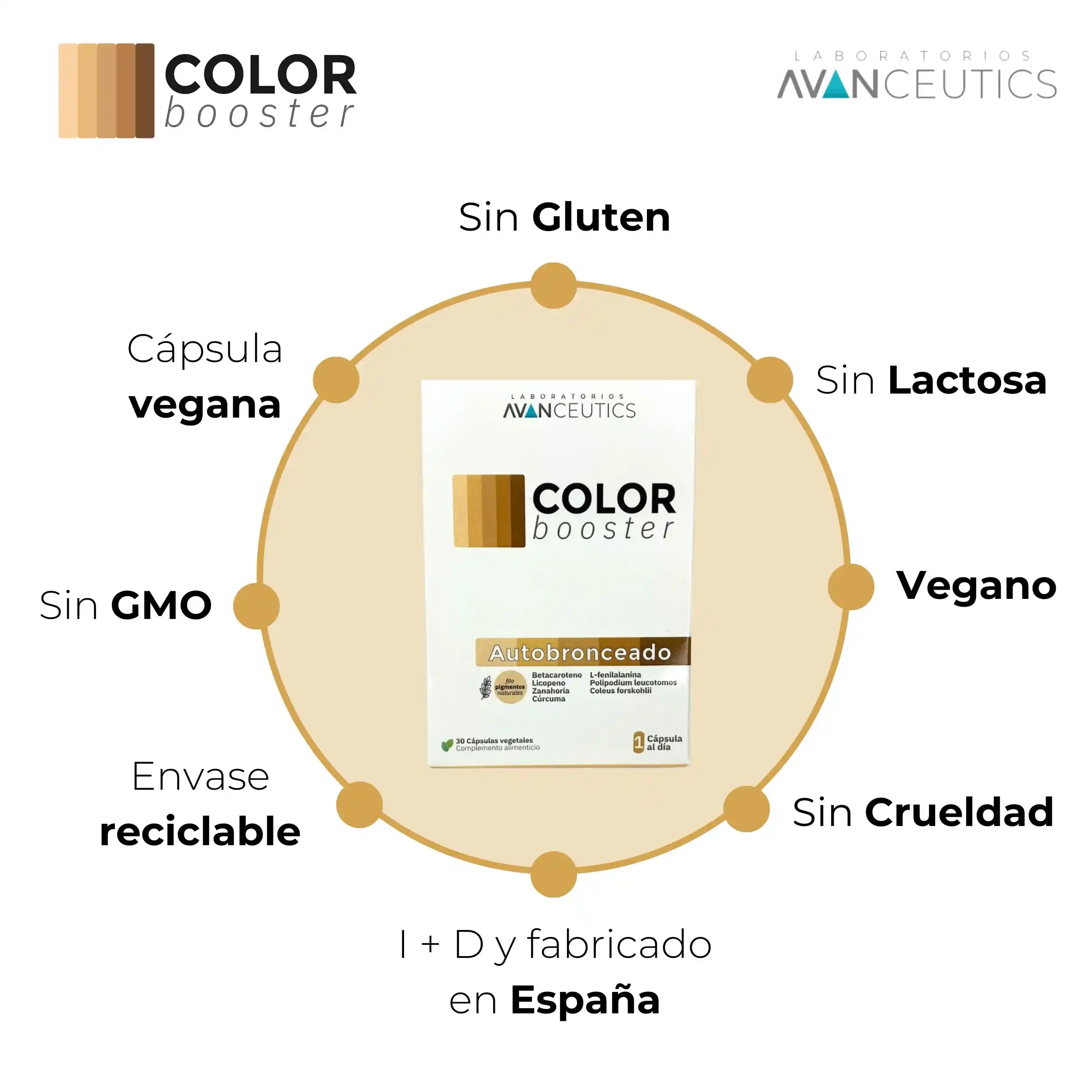 caracteristicas pastillas bronceadoras sin sol Color Booster