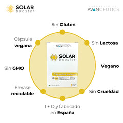 caracteristicas pastillas para no quemarse con el sol solar booster